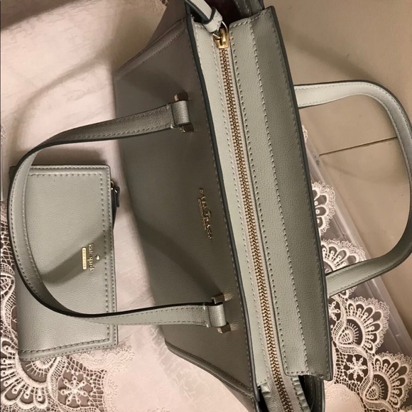 Kate Spade Cameron Lottie MistyMint Handbag Wallet - Picture 4 of 8